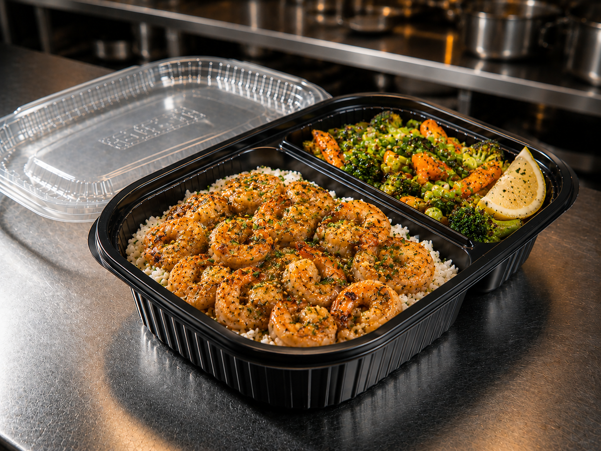 Garlic Butter Shrimp Rice Bowl